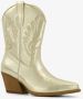 BLUE BOX dames cowboy western laarzen goudkleurig - Thumbnail 7