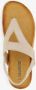 Blue Box gevlochten dames sandalen goud - Thumbnail 6