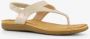 Blue Box gevlochten dames sandalen goud - Thumbnail 7