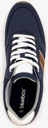 Blue Box heren sneakers blauw bruin