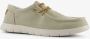 BLUE BOX heren sneakers lichtgroen Uitneembare zool - Thumbnail 7