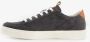 BLUE BOX heren sneakers met denim zwart Uitneembare zool - Thumbnail 5