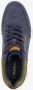 BLUE BOX hoge heren sneakers blauw cognac Uitneembare zool - Thumbnail 5