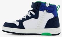 Blue Box hoge jongens sneakers blauw wit