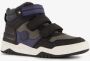 Blue Box hoge jongens sneakers zwart blauw - Thumbnail 4