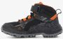 BLUE BOX hoge jongens sneakers zwart oranje Uitneembare zool - Thumbnail 2