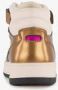 BLUE BOX hoge meisjes sneakers beige goud - Thumbnail 4