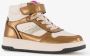 BLUE BOX hoge meisjes sneakers beige goud - Thumbnail 6