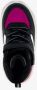 BLUE BOX hoge meisjes sneakers glitter zwart roze Uitneembare zool - Thumbnail 5