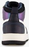Blue Box hoge meisjes sneakers metallic