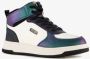 BLUE BOX hoge meisjes sneakers metallic Wit - Thumbnail 6