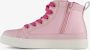 Blue Box hoge meisjes sneakers roze met pailletten - Thumbnail 2