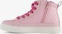 BLUE BOX hoge meisjes sneakers roze met pailletten Uitneembare zool - Thumbnail 5