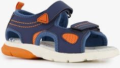 Blue Box jongens sandalen blauw oranje