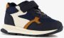 BLUE BOX jongens sneakers donkerblauw cognac Uitneembare zool - Thumbnail 6