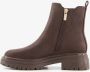 Blue Box lage dames chelsea boots bruin - Thumbnail 3