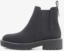 Blue Box lage dames chelsea boots zwart