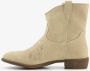 BLUE BOX lage dames cowboy western laarzen beige - Thumbnail 3