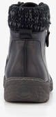 Blue Box lage gevoerde dames veterboots zwart