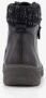 BLUE BOX lage gevoerde dames veterboots zwart Uitneembare zool - Thumbnail 4