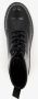 BLUE BOX lak dames veterboots zwart - Thumbnail 4