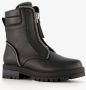 BLUE BOX meisjes biker boots met strass steentjes Zwart Uitneembare zool - Thumbnail 6