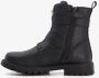 BLUE BOX meisjes biker boots zwart met gespen Uitneembare zool - Thumbnail 2