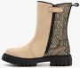 BLUE BOX meisjes Chelsea boots beige zwart Uitneembare zool - Thumbnail 2