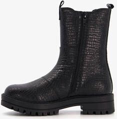 Blue Box meisjes chelsea boots met crocoprint