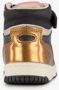 Blue Box hoge meisjes sneakers beige goud - Thumbnail 3