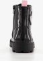 BLUE BOX meisjes lak veterboots zwart met glitters Uitneembare zool - Thumbnail 3