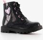 BLUE BOX meisjes lak veterboots zwart met glitters Uitneembare zool - Thumbnail 5