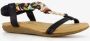 BLUE BOX meisjes sandalen met kralen Zwart - Thumbnail 8