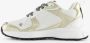 BLUE BOX meisjes sneakers wit goud Uitneembare zool - Thumbnail 5