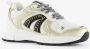 BLUE BOX meisjes sneakers wit goud Uitneembare zool - Thumbnail 7