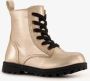 BLUE BOX meisjes veterboots goud - Thumbnail 5