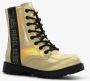 BLUE BOX meisjes veterboots goud zwart - Thumbnail 6