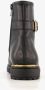 Blue Box meisjes veterboots met gesp zwart - Thumbnail 4