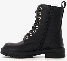 Blue Box meisjes veterboots zwart