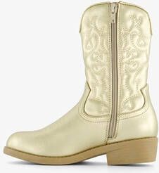 Blue Box meisjes western boots goudkleurig