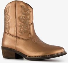 Blue Box meisjes western enkellaarsjes brons