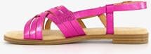 Blue Box metallic dames sandalen fuchsia roze