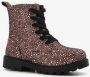 BLUE BOX metallic meisjes veterboots met stipjes Roze - Thumbnail 6