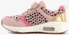 Blue Box roze meisjes sneakers met stippenprint