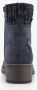 BLUE BOX veterboots blauw met gebreid detail - Thumbnail 5