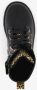 BLUE BOX zwartemeisjes veterboots met gouden studs Uitneembare zool - Thumbnail 6