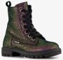 Braqeez leren meisjes veterboots multicolor Roze Uitneembare zool - Thumbnail 6