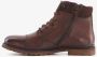 Bugatti hoge leren heren veterschoenen bruin - Thumbnail 7