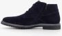 Bugatti hoge suede heren veterschoenen blauw Echt leer - Thumbnail 7