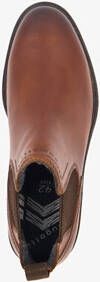 Bugatti leren heren chelsea boots cognac bruin